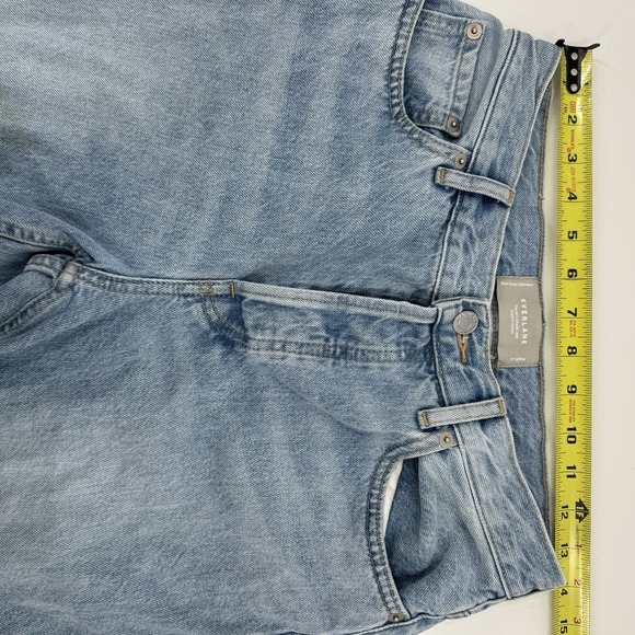 EVERLANE The Original Cheeky Straight Jeans Light Wash Denim Size 27 - Picture 2 of 16